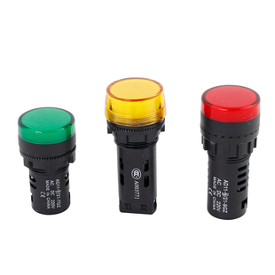 led电源指示灯AD11-22(25)/21-7GZ/9gz纯红绿黄 Φ22mm开孔信号灯