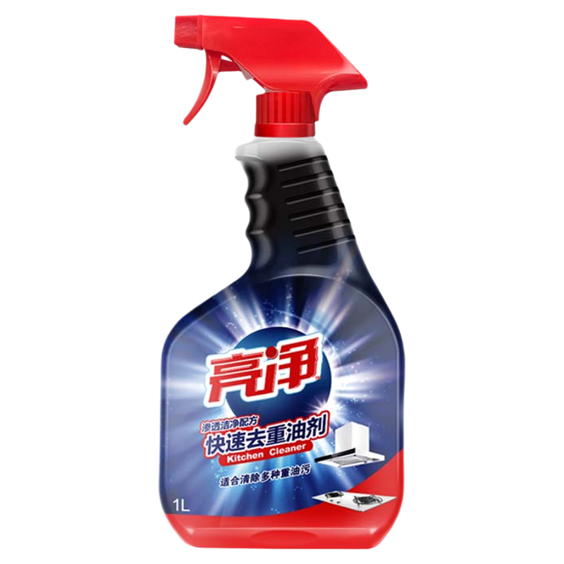 亮净厨房快速去重油清洁剂1L大瓶