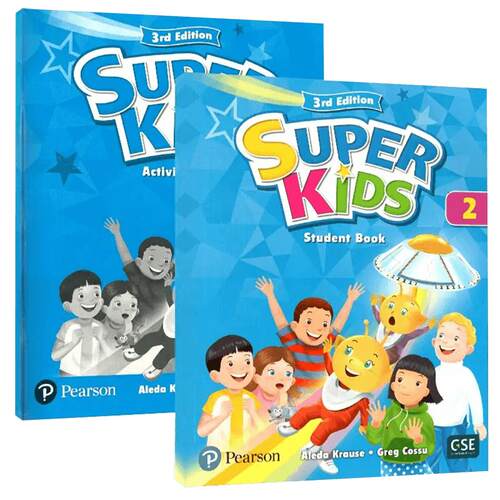 原装进口朗文培生教育出版社super kids 3rd最新第三版 1 2 3 4 5 6级别 朗文新灵通少儿英语书 superkids小学英语教材英语培训sk