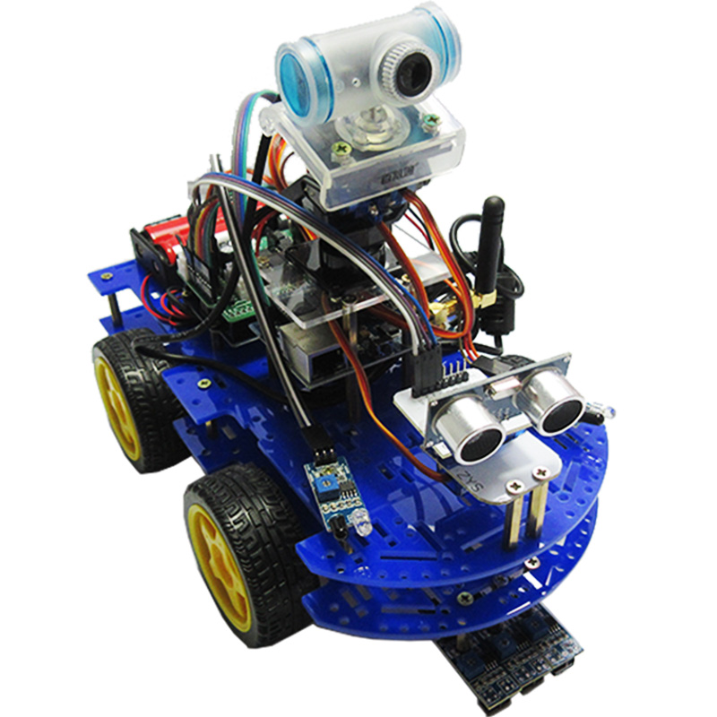 Arduino WIFI智能小车 arduino 蓝牙循迹超声波避障 可编程机器人
