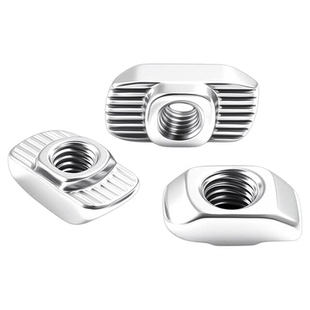 T型螺帽不锈钢20t型螺母大全滑块30欧标M6铝型材船型弹片配件国标