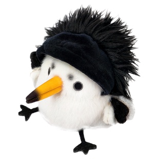 波普自然啾团子中华凤头燕鸥毛绒玩具小鸟玩偶公仔包挂件圣诞礼物