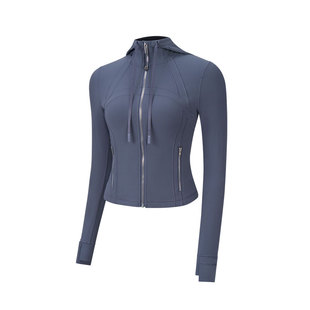 Define 女士短款连帽夹克 *Nulu™ 芯吸丨lululemon丨LW3IVYS