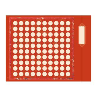 懿心阁百福百马图硬笔书法作品纸手写临摹书法纸新年礼物diy展示