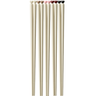 米立风物2026新款爱心PPS合金筷子家庭用抗菌防霉高档餐具礼盒装