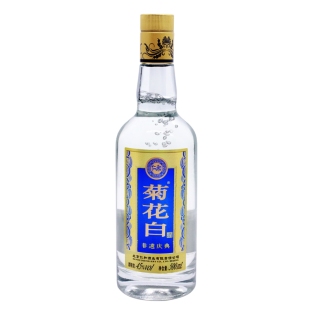 菊花白酒 45度500ml光瓶重阳节礼品老北京特产国产露酒菊花酒
