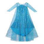 爱莎公主裙子万圣节儿童冰雪奇缘艾莎礼服裙女童秋爱沙高端连衣裙
