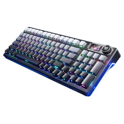 狼蛛F98proV3无线机械键盘办公客制化Gasket热插拔游戏电竞外设用