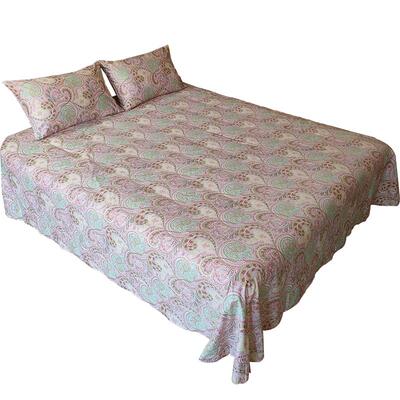 纯棉圆角床单欧式贴边全棉