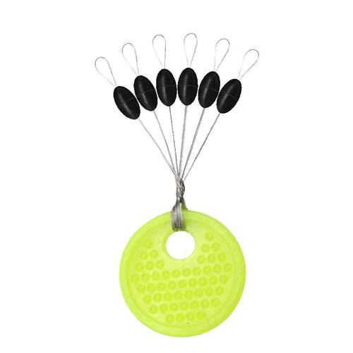 钓鱼超紧硅胶太空豆特级优质橡胶100组散装橄榄形型渔具小号配件