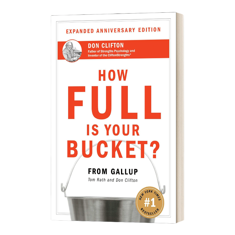英文原版 精装 How Full Is Your Bucket 你的水桶有多满 工作与生活的积极策略 周年版 英文版 进口英语原版书籍