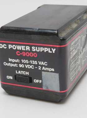 Electroid Company C-9000 105-135VAC Plug In DC Power Supply