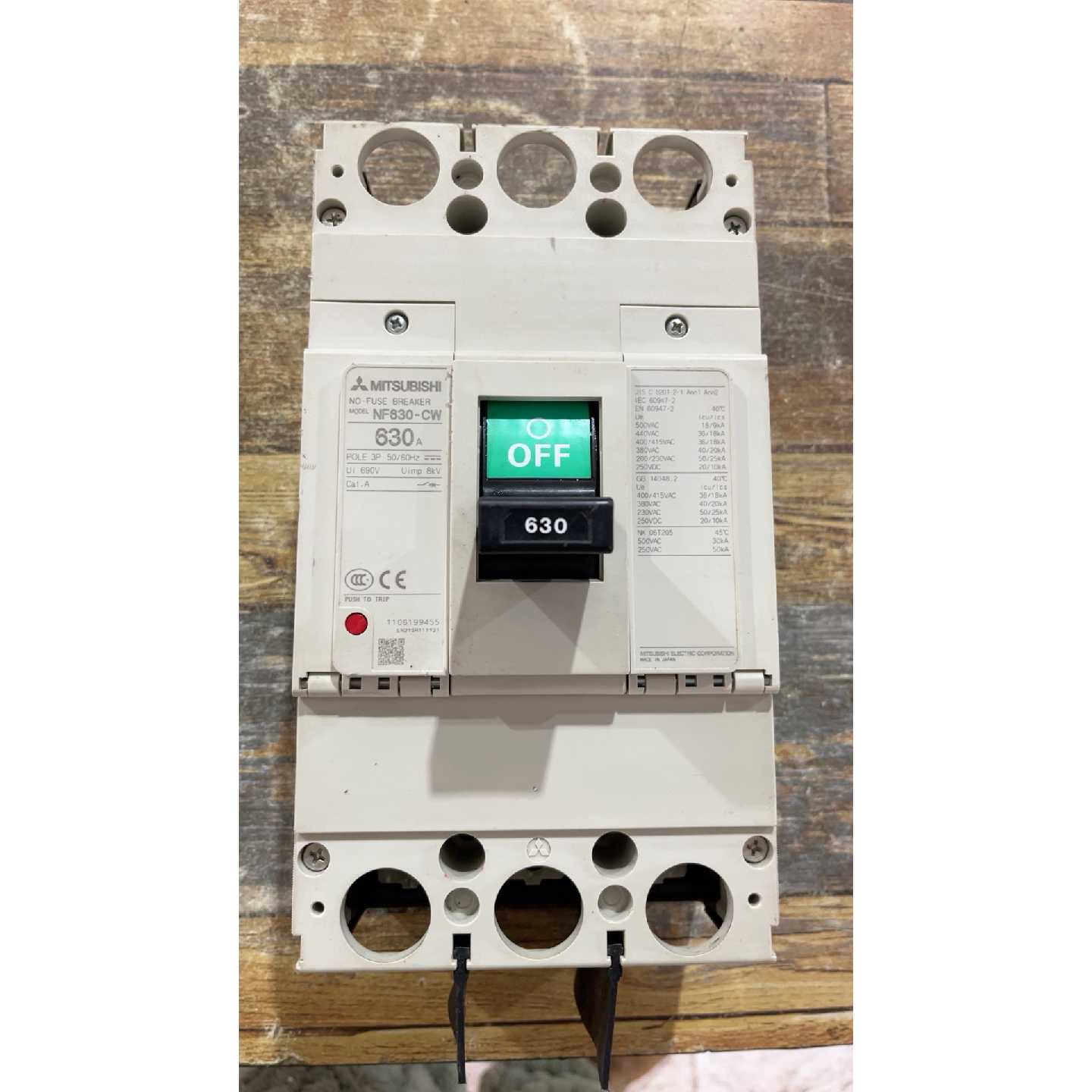 溢价-MITSUBISHI断路器NF630CW630A