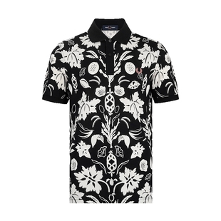 FRED PERRY男经典刺绣logo全棉短袖polo衫男士2025春夏新款XY推广