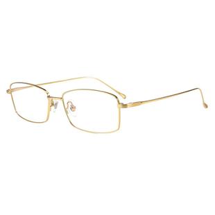 孟宴臣魏大勋蔡司同款眼镜金丝纯钛超轻近视可配度数男商务小框