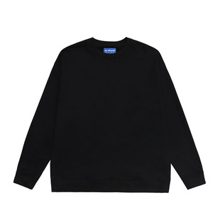 NEATO逆光女装 春季新款 美式复古纯色加绒卫女宽松圆领长袖