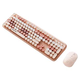 前行者V96朋克无线键盘鼠标套装静音办公电脑机械手感女生高颜值