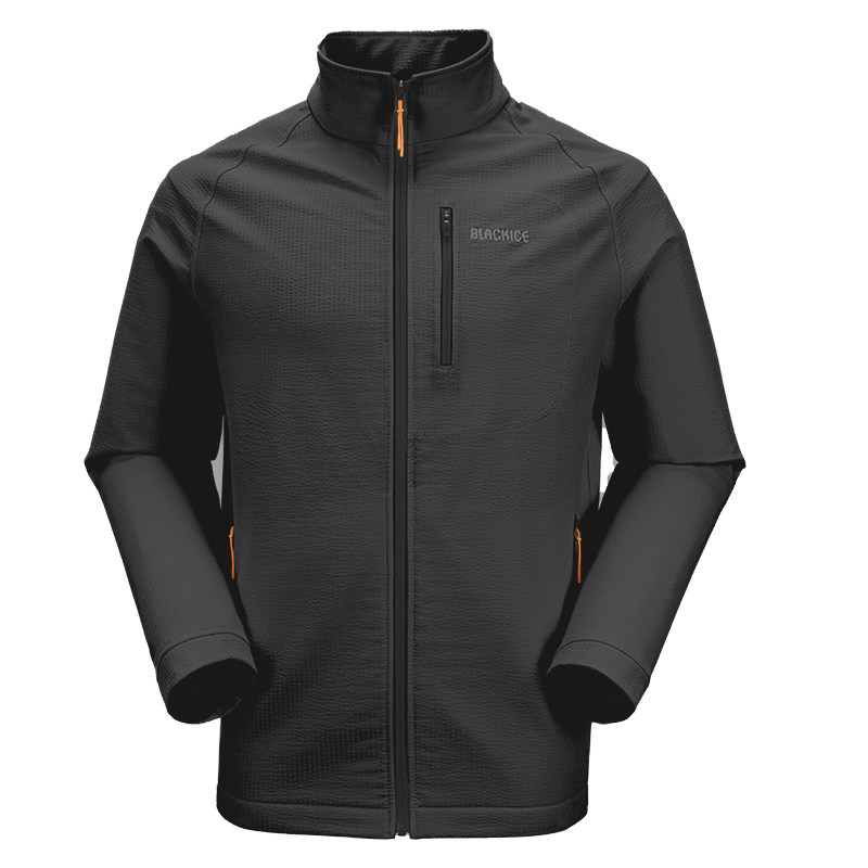 黑冰户外软壳衣男款秋冬防风轻量化运动冲锋衣内胆保暖外套2516