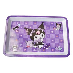 卡通三丽鸥餐盘可爱玉桂狗美乐蒂甜品盘密胺托盘少女收纳摆盘茶盘