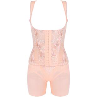 【专柜同款】婷美塑身衣樱花媚正品收腹收腰美体显瘦重压内衣套装