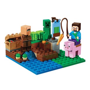 我的世界甜瓜农场冥界之争鸡舍人仔中国积木场景男孩拼装玩具拼图
