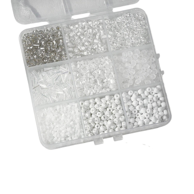 4mm9格盒装玻璃小米珠套装