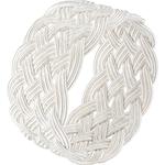 土耳其编织素圈戒指99足银情侣对戒简约设计单身指环高级感食指戒