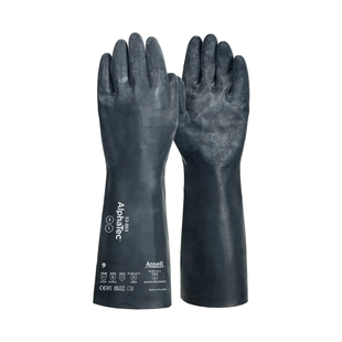 Ansell安思尔53-003防化氯丁手套隔热防滑实验室化工丙酮甲苯甲醇