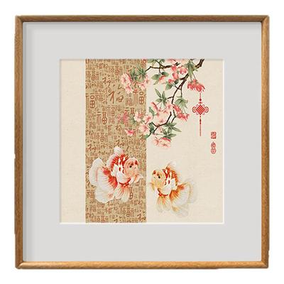 【进口榫卯实木装裱】高档大气