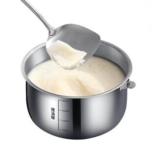 不锈钢装猪油罐带盖家用厨房耐高温大容量荤油罐储油罐子容器油盆