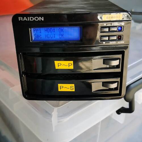【请询价】工业级RAIDON 2GR3630-SB3  内置RAID1