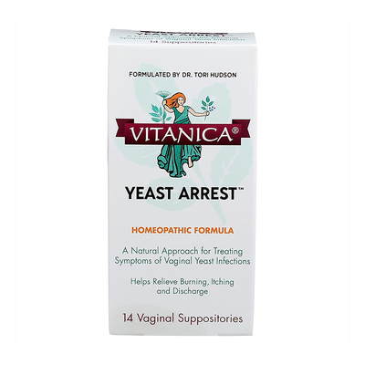 美国Yeast Arrest硼酸茶树精油益生菌妇科顺势疗法栓剂私处护理