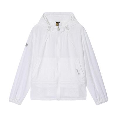 ANNASUI安娜苏运动Master大师系列泡泡纱连帽长袖外套防晒服女款