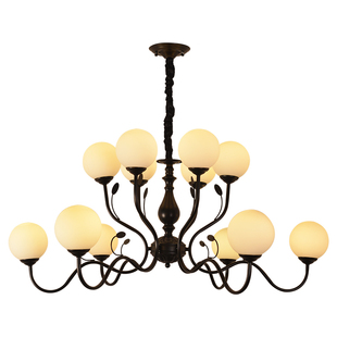 魔匠艺人法式高端艺术魔豆吊灯客厅2025新款主卧室氛围感别墅挑空