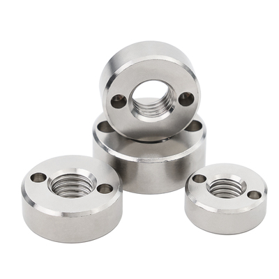 圆螺母304不锈钢端面带孔标准