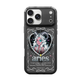 MythiCase by RICHBLACK 白羊座mc173 星座系列透黑磁吸手机壳 适用于iPhone17/17Pro/17ProMax