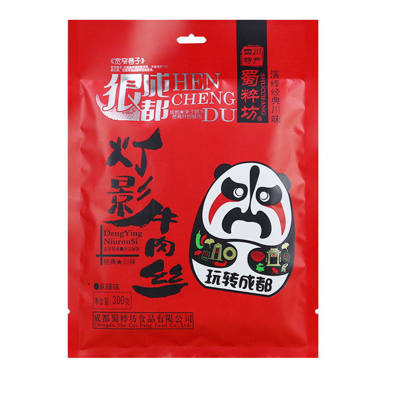 灯影牛肉丝蜀粹坊龙须牛肉