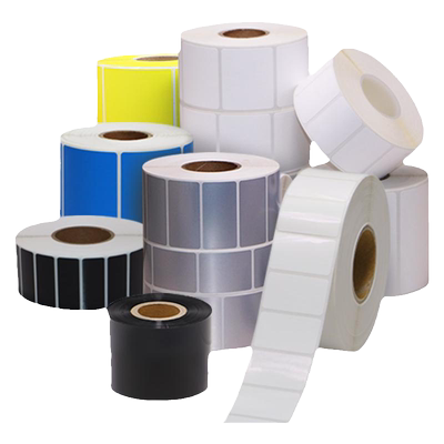 不干胶标签打印纸65*90mm条码贴纸6.5×9cm艾利铜版三防热敏亚银pet亮白pp合成彩色便携可移试管医用标签定制