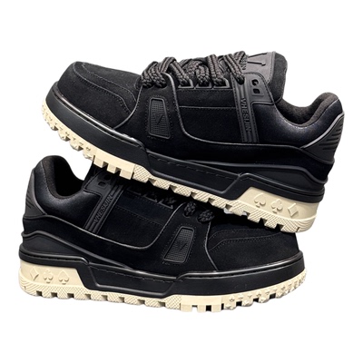 胖丁鞋男款2025新款秋季翻毛皮厚底增高鞋加厚四季款潮牌纯色板鞋