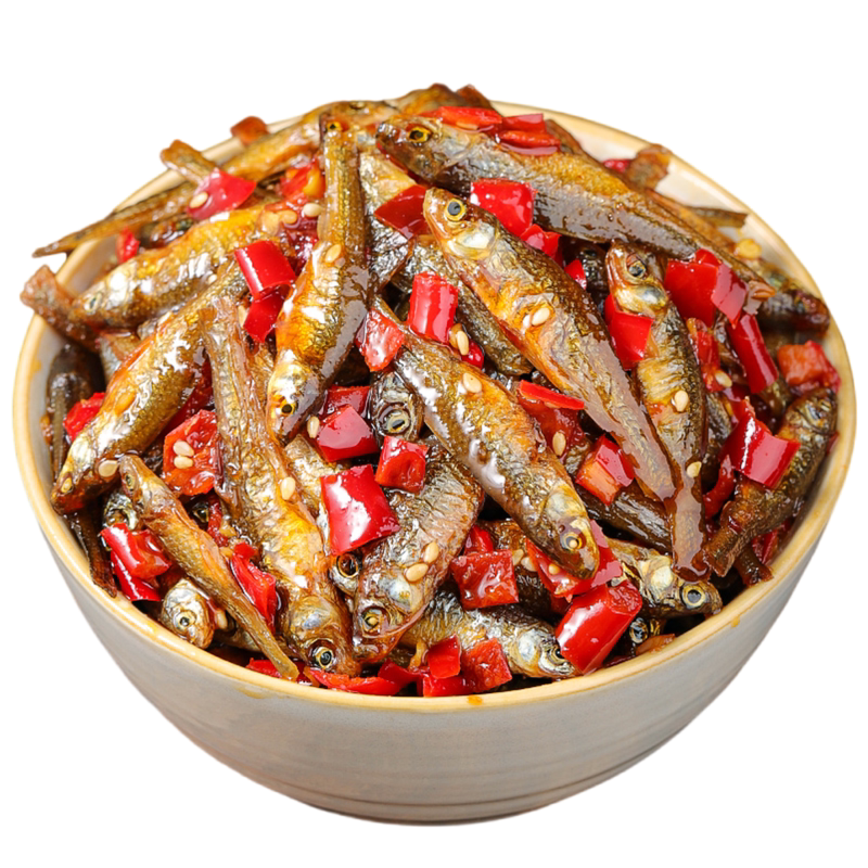 味赢潇湘湖南柴火鱼即食小鱼仔
