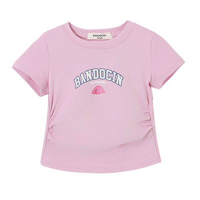 半度闲云感棉女童夏装短袖t恤洋气薄款26新款儿童夏季轻薄上衣潮T