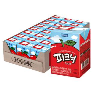 Maeil每日必口利果汁饮料苹果味整箱韩国进口Picnic小胖子