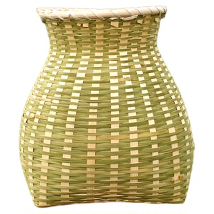 竹编篮子儿童小背篓幼儿舞蹈道具竹子鱼篓大号竹篓特大号非采茶篓