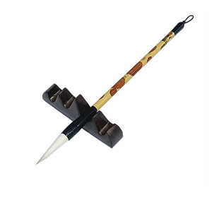 狼羊书画毛笔兼毫行楷书国画书法艺高考创作笔杨文明笔庄大中小号