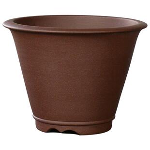 神力 紫砂花盆精品雅玩陶瓷创意古典室内吊兰盆 宜兴兰花专用盆