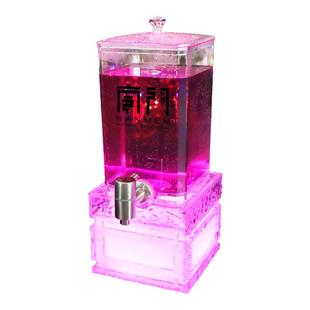 酒吧发光啤酒桶带龙头2L 3L果汁壶精酿酒桶容器扎啤泡桶网红酒炮