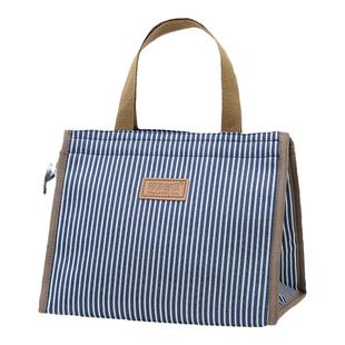 大容量保温饭盒袋手提包学生带饭便当袋加厚铝箔饭包可平放午餐包