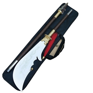 春秋大刀青龙偃月刀关二爷关公大刀关羽大刀武术刀舞台道具未开刃