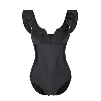 泳衣walkingchicv领小胸连体女