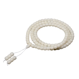 天然白玉菩提根手串108颗佛珠念珠多圈手链男女款盘玩文玩饰品